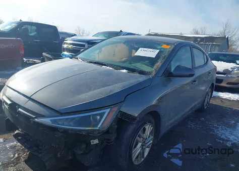 2020 Hyundai Elantra Sel z USA, uszkodzony, nr VIN 5NPD84LF4LH520775